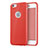 Silicone Candy Rubber Soft Cover With Hole for Apple iPhone 6S Red