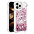 Silicone Candy Rubber TPU Bling-Bling Soft Case Cover S01 for Apple iPhone 13 Pro Red