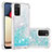 Silicone Candy Rubber TPU Bling-Bling Soft Case Cover S01 for Samsung Galaxy A02s Sky Blue