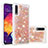 Silicone Candy Rubber TPU Bling-Bling Soft Case Cover S01 for Samsung Galaxy A30S Gold