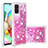 Silicone Candy Rubber TPU Bling-Bling Soft Case Cover S01 for Samsung Galaxy A71 5G Hot Pink