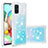 Silicone Candy Rubber TPU Bling-Bling Soft Case Cover S01 for Samsung Galaxy A71 5G Sky Blue