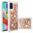 Silicone Candy Rubber TPU Bling-Bling Soft Case Cover S01 for Samsung Galaxy M40S Gold