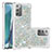 Silicone Candy Rubber TPU Bling-Bling Soft Case Cover S01 for Samsung Galaxy Note 20 5G Silver