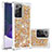 Silicone Candy Rubber TPU Bling-Bling Soft Case Cover S01 for Samsung Galaxy Note 20 Ultra 5G Gold