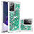 Silicone Candy Rubber TPU Bling-Bling Soft Case Cover S01 for Samsung Galaxy Note 20 Ultra 5G Green