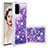 Silicone Candy Rubber TPU Bling-Bling Soft Case Cover S01 for Samsung Galaxy S20 5G Purple