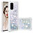 Silicone Candy Rubber TPU Bling-Bling Soft Case Cover S01 for Samsung Galaxy S20 5G Silver