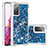 Silicone Candy Rubber TPU Bling-Bling Soft Case Cover S01 for Samsung Galaxy S20 FE (2022) 5G Blue