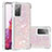 Silicone Candy Rubber TPU Bling-Bling Soft Case Cover S01 for Samsung Galaxy S20 FE (2022) 5G Pink