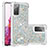 Silicone Candy Rubber TPU Bling-Bling Soft Case Cover S01 for Samsung Galaxy S20 FE (2022) 5G Silver