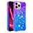 Silicone Candy Rubber TPU Bling-Bling Soft Case Cover S02 for Apple iPhone 14 Pro Purple