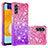 Silicone Candy Rubber TPU Bling-Bling Soft Case Cover S02 for Samsung Galaxy A04s Hot Pink