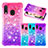 Silicone Candy Rubber TPU Bling-Bling Soft Case Cover S02 for Samsung Galaxy A20e