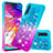 Silicone Candy Rubber TPU Bling-Bling Soft Case Cover S02 for Samsung Galaxy A70 Sky Blue