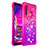 Silicone Candy Rubber TPU Bling-Bling Soft Case Cover S02 for Samsung Galaxy A9 (2018) A920 Hot Pink