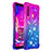 Silicone Candy Rubber TPU Bling-Bling Soft Case Cover S02 for Samsung Galaxy A9 Star Pro Purple