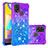 Silicone Candy Rubber TPU Bling-Bling Soft Case Cover S02 for Samsung Galaxy M31 Prime Edition Purple