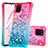 Silicone Candy Rubber TPU Bling-Bling Soft Case Cover S02 for Samsung Galaxy M60s Pink