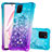 Silicone Candy Rubber TPU Bling-Bling Soft Case Cover S02 for Samsung Galaxy M60s Sky Blue