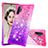 Silicone Candy Rubber TPU Bling-Bling Soft Case Cover S02 for Samsung Galaxy Note 10 Plus 5G Hot Pink