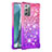 Silicone Candy Rubber TPU Bling-Bling Soft Case Cover S02 for Samsung Galaxy Note 20 5G Hot Pink