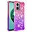 Silicone Candy Rubber TPU Bling-Bling Soft Case Cover S02 for Xiaomi Redmi 10 5G Hot Pink