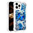 Silicone Candy Rubber TPU Bling-Bling Soft Case Cover S03 for Apple iPhone 13 Pro Max Blue