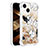 Silicone Candy Rubber TPU Bling-Bling Soft Case Cover S03 for Apple iPhone 14 Gold