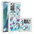 Silicone Candy Rubber TPU Bling-Bling Soft Case Cover S03 for Samsung Galaxy Note 20 5G Sky Blue