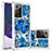 Silicone Candy Rubber TPU Bling-Bling Soft Case Cover S03 for Samsung Galaxy Note 20 Ultra 5G Blue