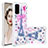 Silicone Candy Rubber TPU Bling-Bling Soft Case Cover S03 for Samsung Galaxy S20 5G Pink