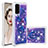 Silicone Candy Rubber TPU Bling-Bling Soft Case Cover S03 for Samsung Galaxy S20 5G Purple