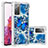 Silicone Candy Rubber TPU Bling-Bling Soft Case Cover S03 for Samsung Galaxy S20 FE (2022) 5G Blue