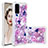 Silicone Candy Rubber TPU Bling-Bling Soft Case Cover S05 for Samsung Galaxy S20 Hot Pink
