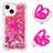 Silicone Candy Rubber TPU Bling-Bling Soft Case Cover with Finger Ring Stand S01 for Apple iPhone 14 Plus