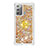 Silicone Candy Rubber TPU Bling-Bling Soft Case Cover with Finger Ring Stand S01 for Samsung Galaxy Note 20 5G