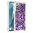 Silicone Candy Rubber TPU Bling-Bling Soft Case Cover with Finger Ring Stand S01 for Samsung Galaxy Note 20 5G