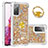 Silicone Candy Rubber TPU Bling-Bling Soft Case Cover with Finger Ring Stand S01 for Samsung Galaxy S20 FE (2022) 5G