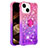 Silicone Candy Rubber TPU Bling-Bling Soft Case Cover with Finger Ring Stand S02 for Apple iPhone 13