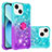 Silicone Candy Rubber TPU Bling-Bling Soft Case Cover with Finger Ring Stand S02 for Apple iPhone 13
