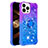 Silicone Candy Rubber TPU Bling-Bling Soft Case Cover with Finger Ring Stand S02 for Apple iPhone 13 Pro Purple