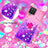 Silicone Candy Rubber TPU Bling-Bling Soft Case Cover with Finger Ring Stand S02 for Samsung Galaxy A12