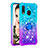 Silicone Candy Rubber TPU Bling-Bling Soft Case Cover with Finger Ring Stand S02 for Samsung Galaxy A20e Sky Blue