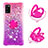 Silicone Candy Rubber TPU Bling-Bling Soft Case Cover with Finger Ring Stand S02 for Samsung Galaxy A41
