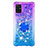 Silicone Candy Rubber TPU Bling-Bling Soft Case Cover with Finger Ring Stand S02 for Samsung Galaxy A51 4G