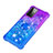 Silicone Candy Rubber TPU Bling-Bling Soft Case Cover with Finger Ring Stand S02 for Samsung Galaxy A72 5G