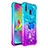 Silicone Candy Rubber TPU Bling-Bling Soft Case Cover with Finger Ring Stand S02 for Samsung Galaxy M20