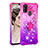 Silicone Candy Rubber TPU Bling-Bling Soft Case Cover with Finger Ring Stand S02 for Samsung Galaxy M21