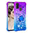 Silicone Candy Rubber TPU Bling-Bling Soft Case Cover with Finger Ring Stand S02 for Samsung Galaxy M21